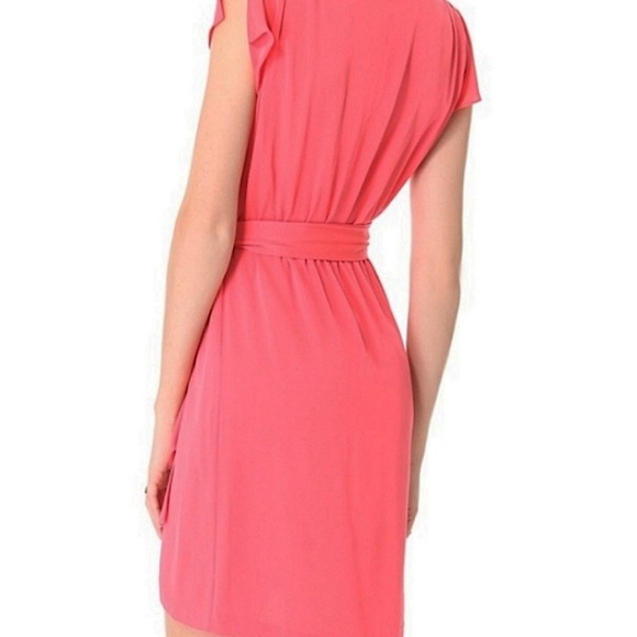 Diane Von Furstenberg NWT Mateo Pink Nectar Silk Dress **Size 6** 🌸🌸 - Picture 4 of 8